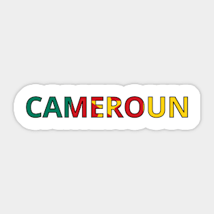 Drapeau Cameroun Sticker